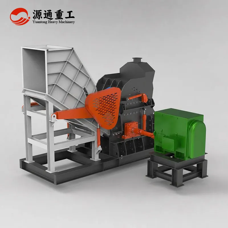 Scrap metal crusher