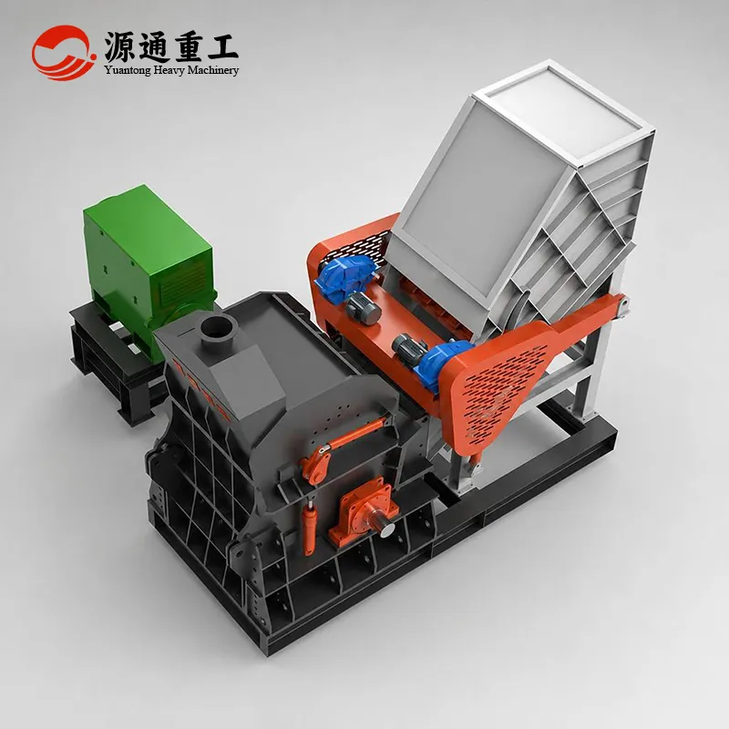 Scrap metal crusher